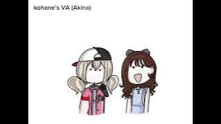 the sheer difference between kohane and her VA while singing