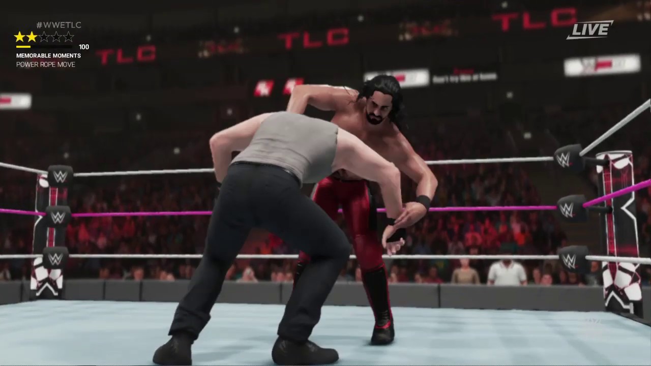 Seth Rollins vs dean ambrose  TLC 2018 Highlights HD