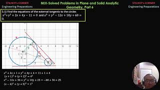 MIX-Solved Problems in Plane and Solid Analytic Geometry, Part 6