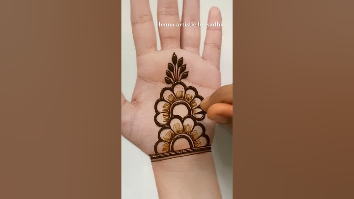 Eid special Simple mehndi design for hand-Easy mehndi design #shorts #mehndi
