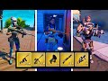 Killing all 3 Mythic Bosses in One Game Fortnite - Chapter 2 Season 3 All Mythic Weapons