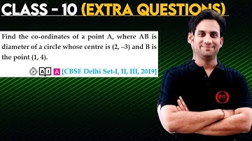 Find the co-ordinates of a point A, where AB is diameter of a circle whose centre is (2,-3) and B