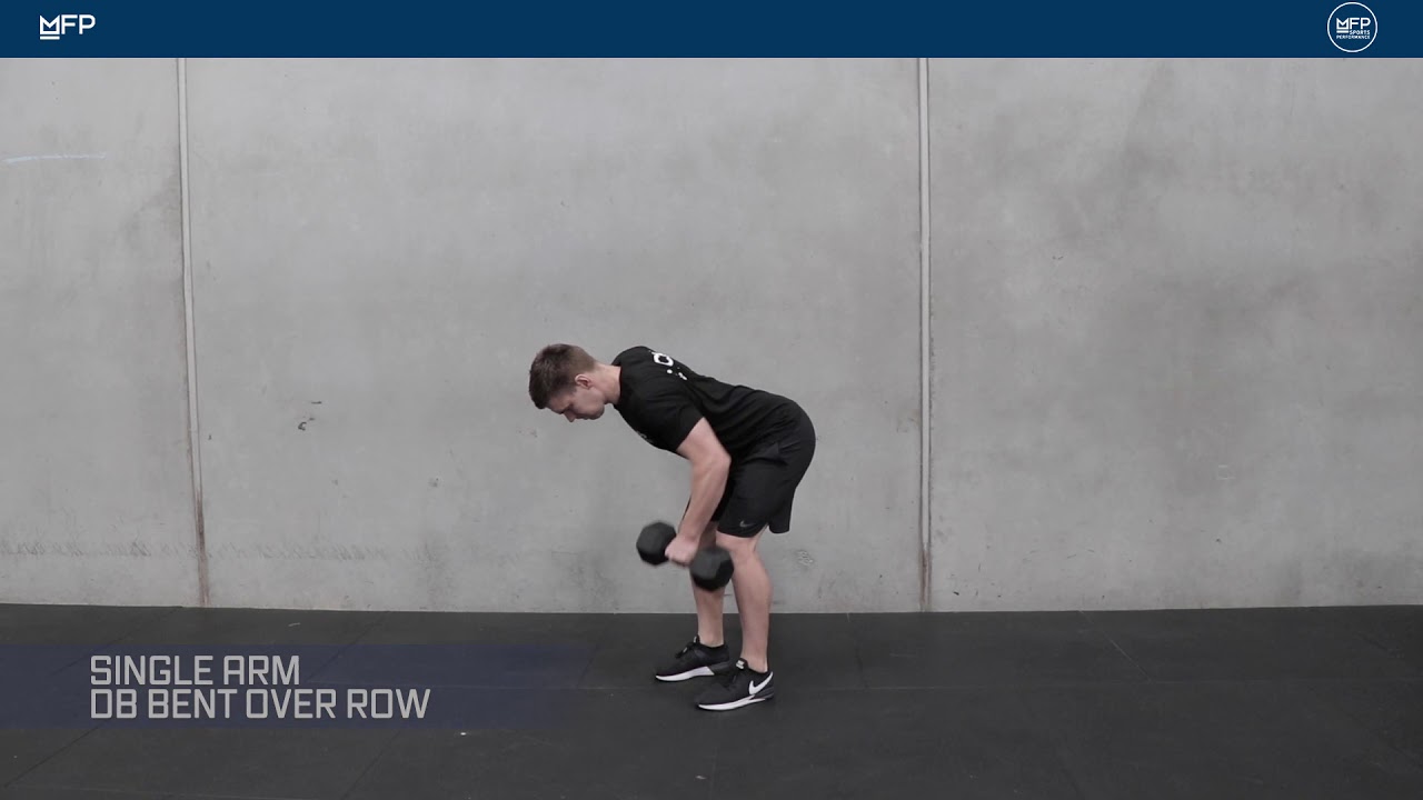 Single Arm DB Bent Over Row - YouTube