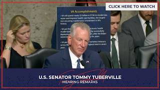 Senator Tuberville Speaks with Secretary Doug Collins at VA Budget Hearing