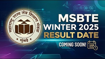 MSBTE Winter 2025 Result Date | MSBTE Pro #msbte #diploma #polytechnic #result #viral #yt