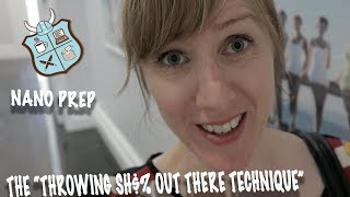 NaNo Prep: The “Throwing Sh%$ Out There Technique”