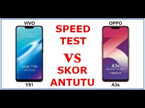 Oppo A3s Vs Vivo Y81 Speedtest Skor Antutu Youtube