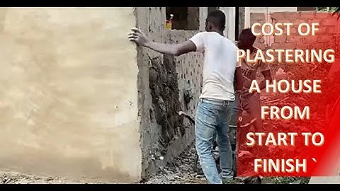 Plastering Cost and Quantities _ Cost of Building a House in Ghana _ Ep 19