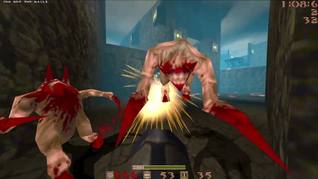 Quake - Episode 4 Nightmare 100% Speedrun in 