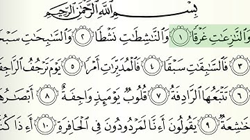 سورة النازعات الشيخ هاني الرفاعي
