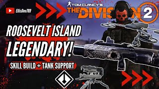 Roosevelt Island LEGENDARY SKILL BUILD + TANK SUPPORT Build! - The Division 2