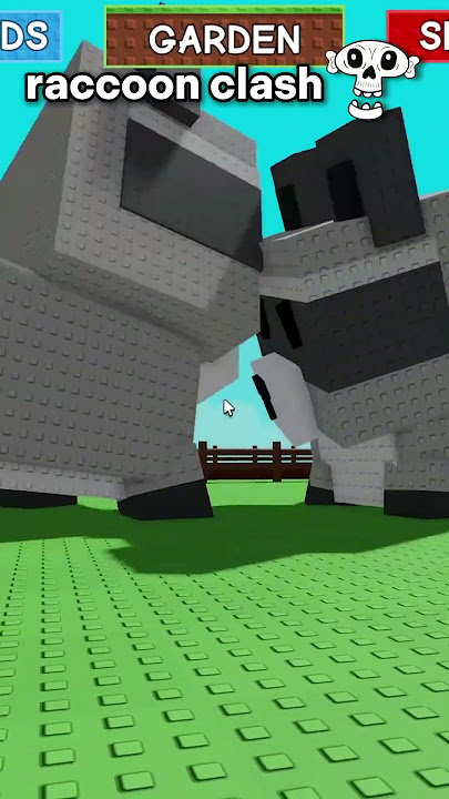 Bro had a raccoon war 💀 #roblox #growagarden #gag #funny