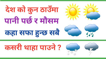 How to check live weather in Nepali | How to see todays weather forecast in Nepal |Mausam ko jankari