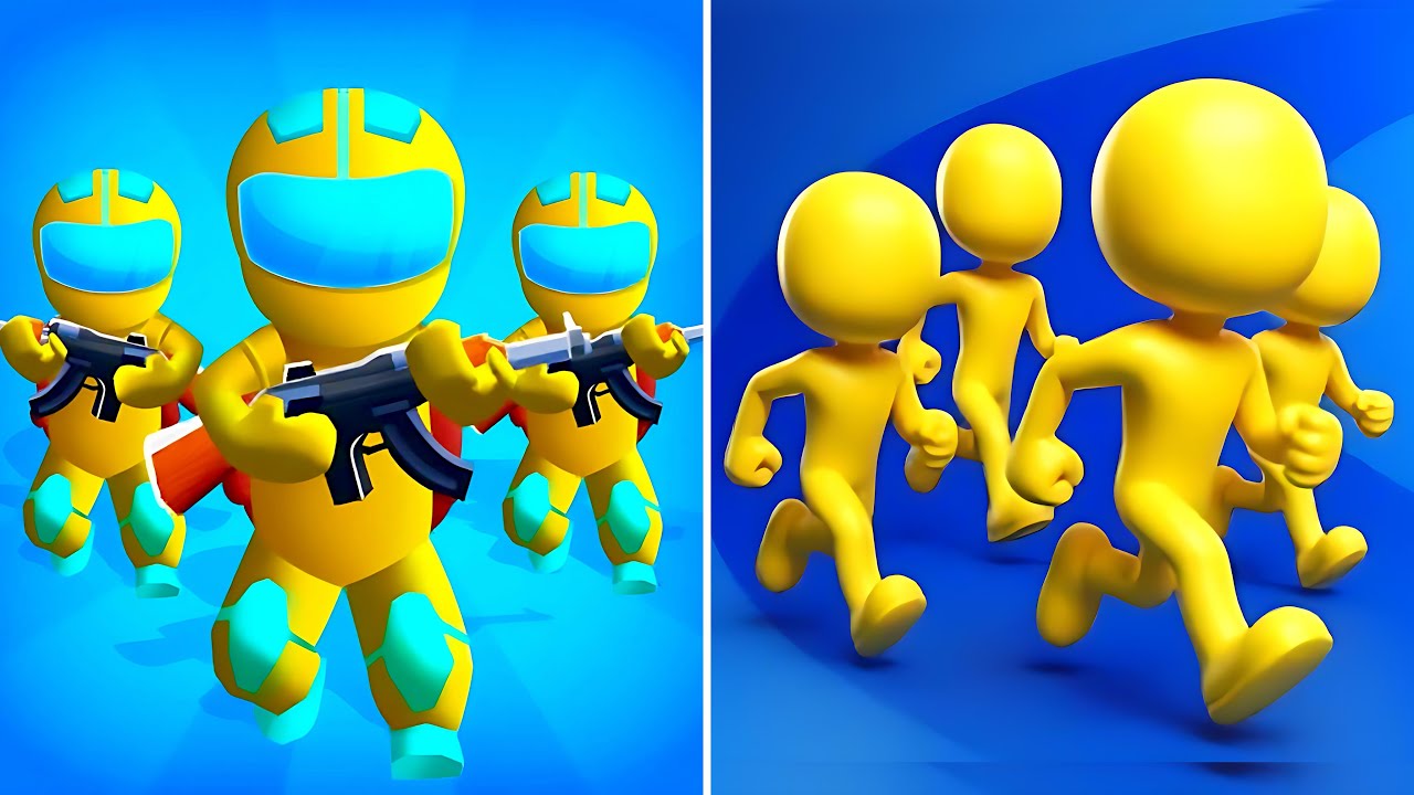 Gun Clash 3D Vs Crowd Runners😍🔥😍Max Levels Walkthrough Android IOS 9999 Mobile Gameplay 
