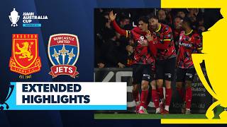 Preston Lions Vs Newcastle Jets | Extended Highlights | Hahn Australia Cup 2026 Round Of 32