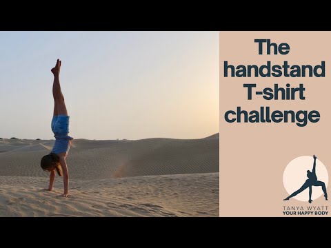 The handstand t-shirt challenge