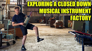 Exploring A Massive Closed Down Musical Instrument Factory. Finding Some WILD Things.