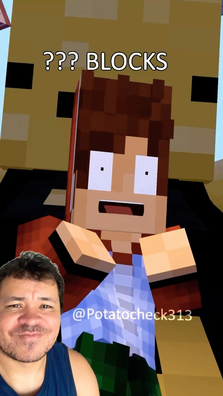 DESAFIO DOS BLOCOS NO MINECRAFT #mayumigames #youtubeshorts #shortsvideo