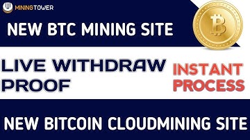 Top BITCOIN Cloudmining Site || Live Payment Proof || MiningTower Withdrawal