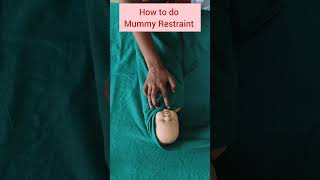 Learn How to Perform a Mummy Restraint #Nursing