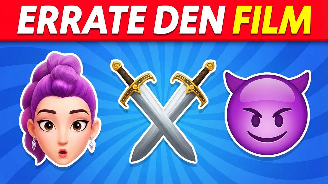 Errate den FILM anhand von EMOJIS und SONGS 🍿🎶 Zoomania, Elsa, Stitch, Moana, KPop Demon Hunters