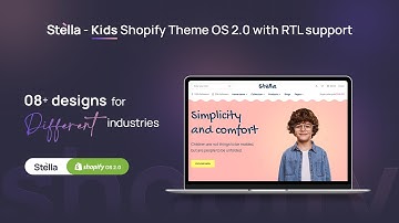 Stella Kids Shopify Theme OS 2.0 with RTL support