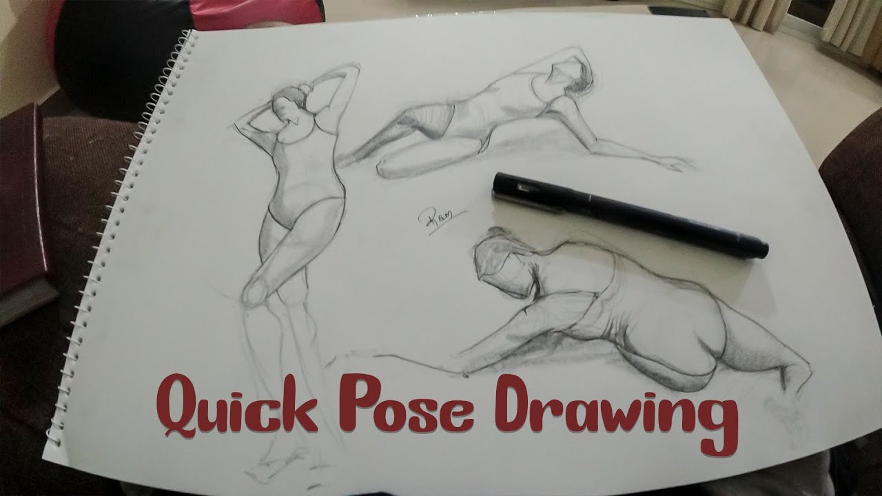 Quick pose drawing
