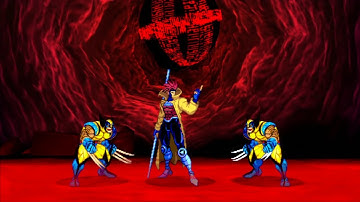 Marvel VS Capcom 2 - Wolverine/Bonerine/Gambit - Expert Difficulty Playthrough