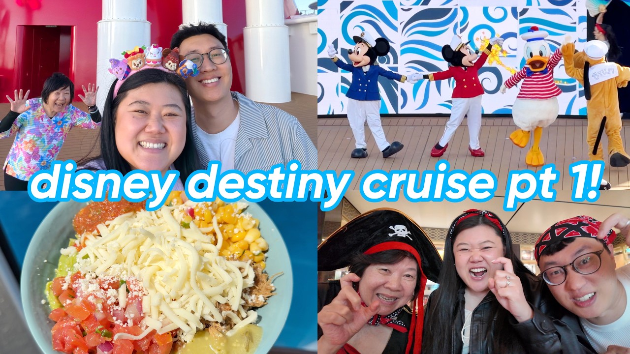 we're going on the NEW DISNEY DESTINY! 🛳️✨ stateroom tour, dining experiences, pirate night + more