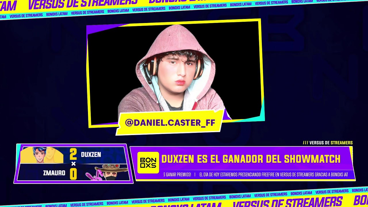 BONOXS VERSUS DE STREAMERS - FREE FIRE SHOWMATCH