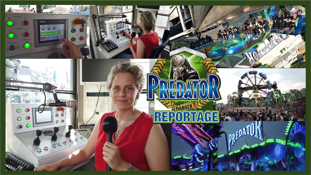 Reportage - Interview mit Wilma Kaiser vom Predator auf der Rheinkirmes in Düsseldorf 2022