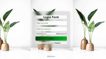 کمتر از ۱۰ دقیقه یه فرم لاگین جذاب بساز💫