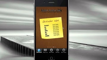 Understanding the Dashboard :: Army Flight Log :: iPhone and iPad Apps