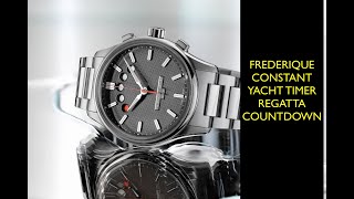 Frederique Constant Yacht Timer Regatta Countdown Automatic FC-380GT4H6B Watch | Valjoux Relogios