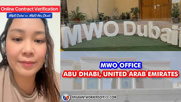 Online Contract Verification: MWO Dubai vs. MWO Abu Dhabi