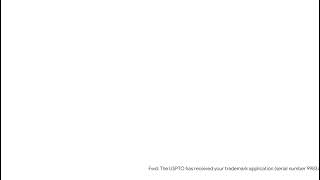 Fwd: The USPTO has received your trademark application (serial number 99834