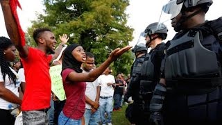 TERRIFYING: Protestors in Baton Rouge Confronted with Wall of Police in Riot Gear