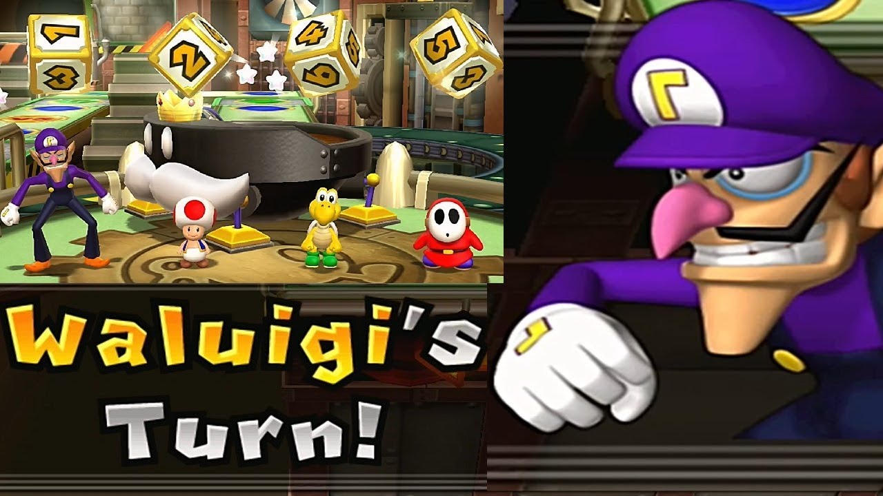 Mario Party 9◆Solo Mode #176 Waluigi◆Bob omb Factory