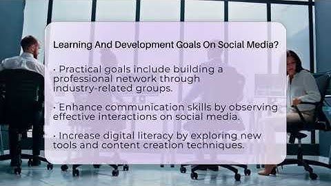 Learning And Development Goals On Social Media? - Everyday-Networking