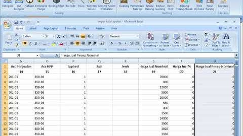 Impor Data Obat & Stok Awal Dari Excel Pada Software Apotek GRATIS