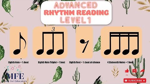 Advanced Rhythm Reading - Level 1 - Eighth Rests and More!