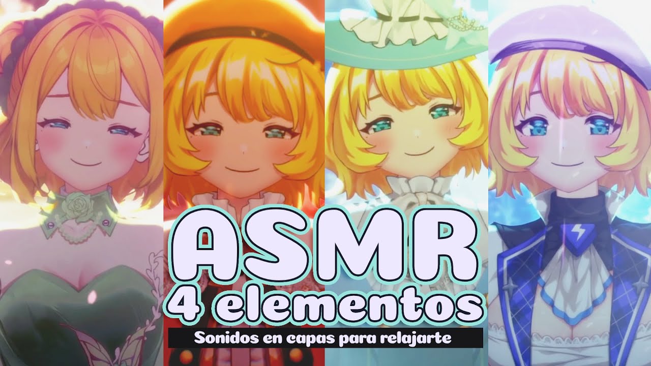 【ASMR】 Conecta con los 4 elementos 🪵🔥💨💧