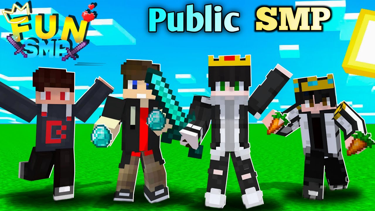 24/7 Minecraft Public Smp || Minecraft Live Stream || Java + Pe 24/7 ...