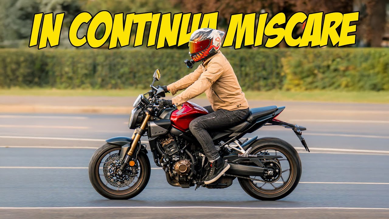 În continuă mișcare pe Honda CB650R - YouTube