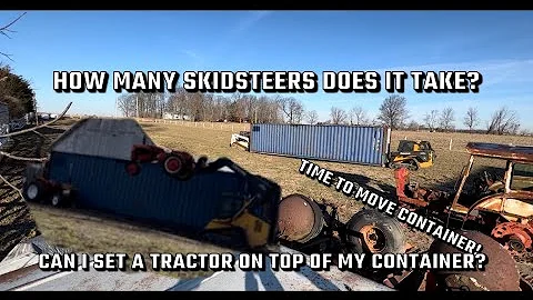 It froze so time to move my 40ft shipping container!