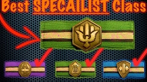 Best SPECIALIST Class Setup! (Top 3 Basic Training to Run with Specialist) | Call of Duty WW2