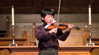 Video thumbnail of "Vivaldi - Violin Concerto in G Major RV310 by Joshua Baw"