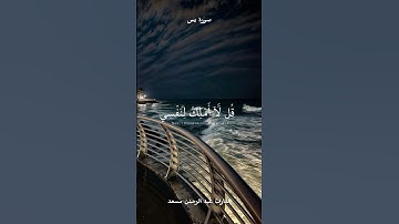 ما تيسر من سورة يس #القارئ_عبد_الرحمن_مسعد #القرآن_الكريم