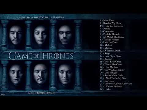 Game Of Thrones -- Season 6 Full Soundtrack