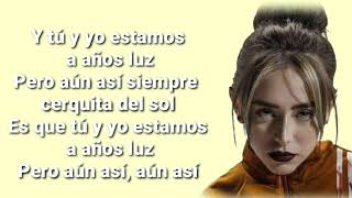 Nicki Nicole - Años Luz (Lyrics) chords